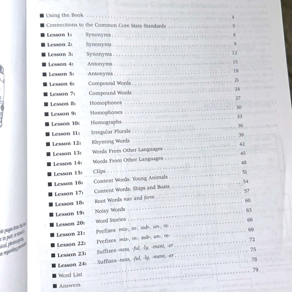 Scholastic Grade 3 Vocabulary Words Workbook - Picture 7 of 8